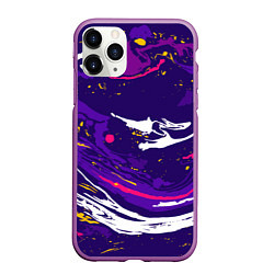Чехол iPhone 11 Pro матовый Фиолетовый акрил