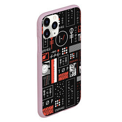 Чехол iPhone 11 Pro матовый 21 Pilots: Geometry, цвет: 3D-розовый — фото 2