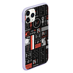 Чехол iPhone 11 Pro матовый 21 Pilots: Geometry, цвет: 3D-светло-сиреневый — фото 2