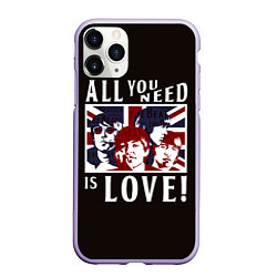 Чехол iPhone 11 Pro матовый All You Need Is Love