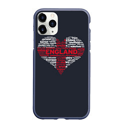 Чехол iPhone 11 Pro матовый Сердце