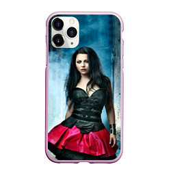 Чехол iPhone 11 Pro матовый Evanescence, цвет: 3D-розовый