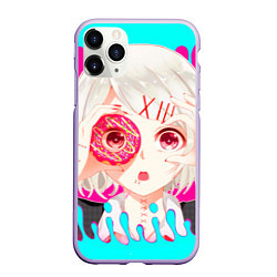 Чехол iPhone 11 Pro матовый Juuzou Suzuya, цвет: 3D-светло-сиреневый