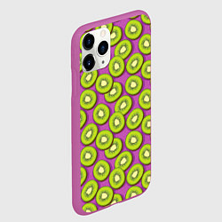 Чехол iPhone 11 Pro матовый Киви, цвет: 3D-фиолетовый — фото 2