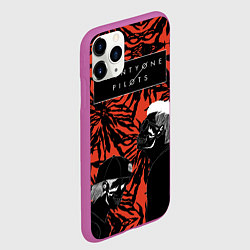 Чехол iPhone 11 Pro матовый Twenty One Pilots, цвет: 3D-фиолетовый — фото 2