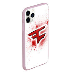 Чехол iPhone 11 Pro матовый FaZe Clan: White collection, цвет: 3D-розовый — фото 2