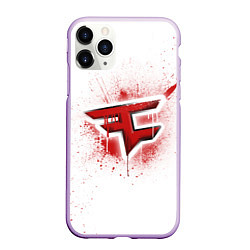 Чехол iPhone 11 Pro матовый FaZe Clan: White collection