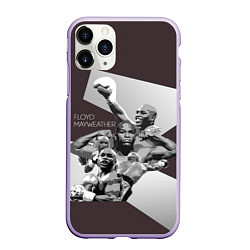 Чехол iPhone 11 Pro матовый Floyd Mayweather