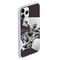 Чехол iPhone 11 Pro матовый Floyd Mayweather, цвет: 3D-светло-сиреневый — фото 2