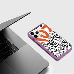 Чехол iPhone 11 Pro матовый Paramore: Riot, цвет: 3D-фиолетовый — фото 2
