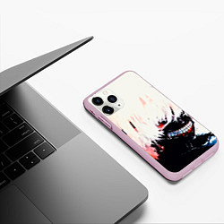 Чехол iPhone 11 Pro матовый Tokyo ghoul, цвет: 3D-розовый — фото 2