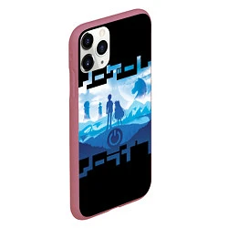 Чехол iPhone 11 Pro матовый No Game No Life, цвет: 3D-малиновый — фото 2