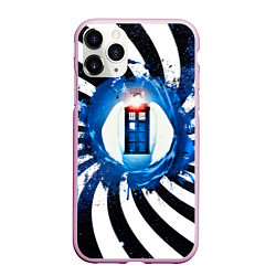 Чехол iPhone 11 Pro матовый Gypno Tardis, цвет: 3D-розовый