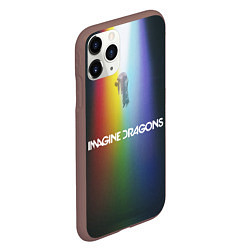 Чехол iPhone 11 Pro матовый Imagine Dragons, цвет: 3D-коричневый — фото 2