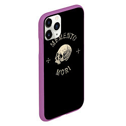 Чехол iPhone 11 Pro матовый Memento Mori, цвет: 3D-фиолетовый — фото 2