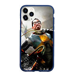 Чехол iPhone 11 Pro матовый Freeman, цвет: 3D-тёмно-синий