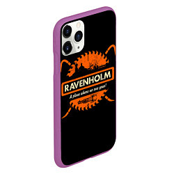 Чехол iPhone 11 Pro матовый Ravenholm, цвет: 3D-фиолетовый — фото 2