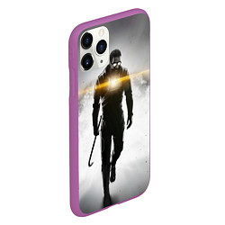 Чехол iPhone 11 Pro матовый Гордон Фримен, цвет: 3D-фиолетовый — фото 2