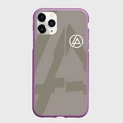 Чехол iPhone 11 Pro матовый Linkin Park: Grey style