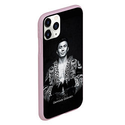 Чехол iPhone 11 Pro матовый Геннадий Головкин, цвет: 3D-розовый — фото 2