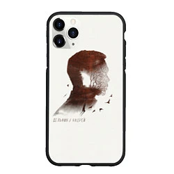 Чехол iPhone 11 Pro матовый Дельфин/Андрей