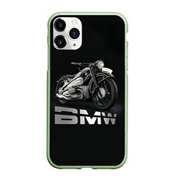 Чехол iPhone 11 Pro матовый Мотоцикл BMW