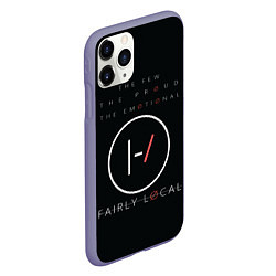 Чехол iPhone 11 Pro матовый TOP: Fairly local, цвет: 3D-серый — фото 2