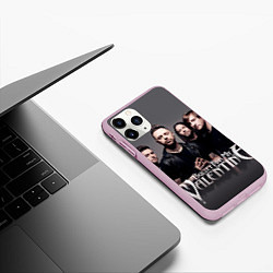 Чехол iPhone 11 Pro матовый Bullet For My Valentine, цвет: 3D-розовый — фото 2