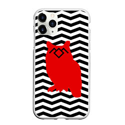 Чехол iPhone 11 Pro матовый Twin Peaks Owl