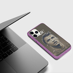 Чехол iPhone 11 Pro матовый CR 07, цвет: 3D-фиолетовый — фото 2