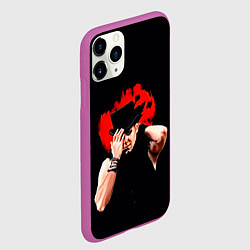 Чехол iPhone 11 Pro матовый Poets of the fall(Марко), цвет: 3D-фиолетовый — фото 2