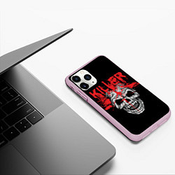 Чехол iPhone 11 Pro матовый Killer, цвет: 3D-розовый — фото 2