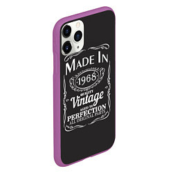Чехол iPhone 11 Pro матовый Сделано в 1968, цвет: 3D-фиолетовый — фото 2