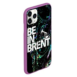 Чехол iPhone 11 Pro матовый Be in brent, цвет: 3D-фиолетовый — фото 2