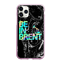 Чехол iPhone 11 Pro матовый Be in brent, цвет: 3D-розовый