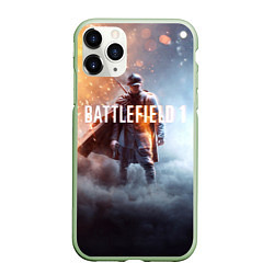 Чехол iPhone 11 Pro матовый Battlefield One, цвет: 3D-салатовый