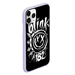 Чехол iPhone 11 Pro матовый Blink-182, цвет: 3D-светло-сиреневый — фото 2