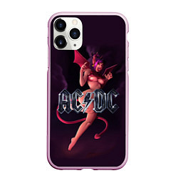 Чехол iPhone 11 Pro матовый AC/DC: Devil Girl