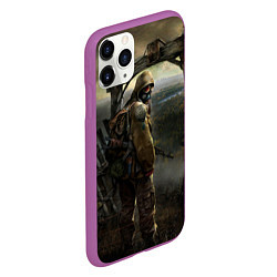 Чехол iPhone 11 Pro матовый STALKER: Call of Pripyat, цвет: 3D-фиолетовый — фото 2