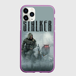 Чехол iPhone 11 Pro матовый STALKER: Dusk, цвет: 3D-фиолетовый