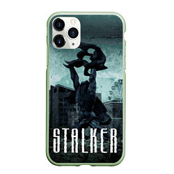 Чехол iPhone 11 Pro матовый STALKER: Pripyat, цвет: 3D-салатовый