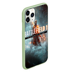 Чехол iPhone 11 Pro матовый Battlefield: In the name, цвет: 3D-салатовый — фото 2