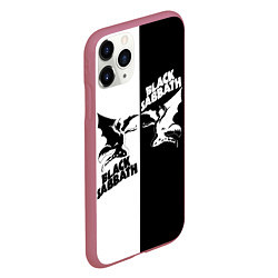 Чехол iPhone 11 Pro матовый Black Sabbath, цвет: 3D-малиновый — фото 2