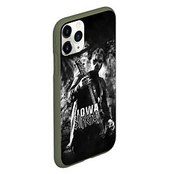 Чехол iPhone 11 Pro матовый Slipknot: Iowa, цвет: 3D-темно-зеленый — фото 2