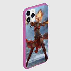 Чехол iPhone 11 Pro матовый Magic: The Gathering, цвет: 3D-фиолетовый — фото 2
