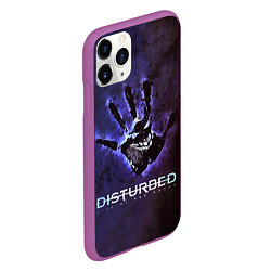 Чехол iPhone 11 Pro матовый Disturbed: Live at red rocks, цвет: 3D-фиолетовый — фото 2