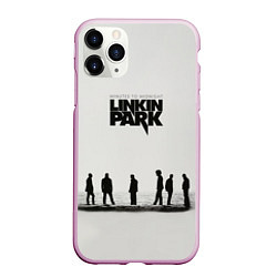 Чехол iPhone 11 Pro матовый Группа Linkin Park, цвет: 3D-розовый