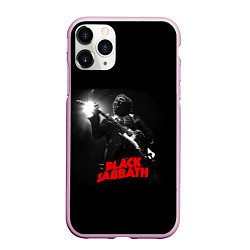 Чехол iPhone 11 Pro матовый Black Sabbath, цвет: 3D-розовый