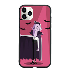 Чехол iPhone 11 Pro матовый Дракула, цвет: 3D-черный