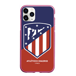 Чехол iPhone 11 Pro матовый Atletico Madrid FC 1903, цвет: 3D-малиновый